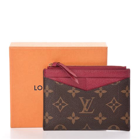 louis vuitton fuchsia card holder|Louis Vuitton charm card holder.